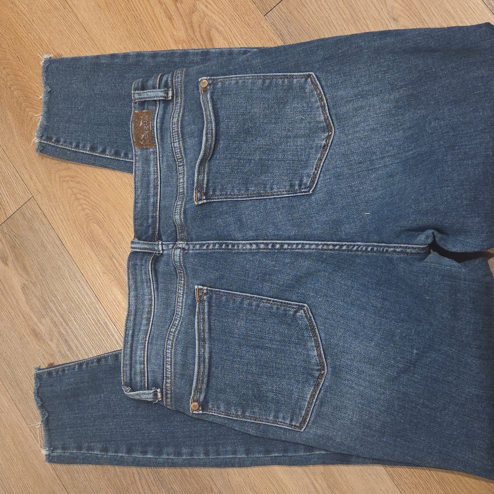 Judy Blue Button Fly Dark Wash Ankle Jeans - Picture 5 of 5